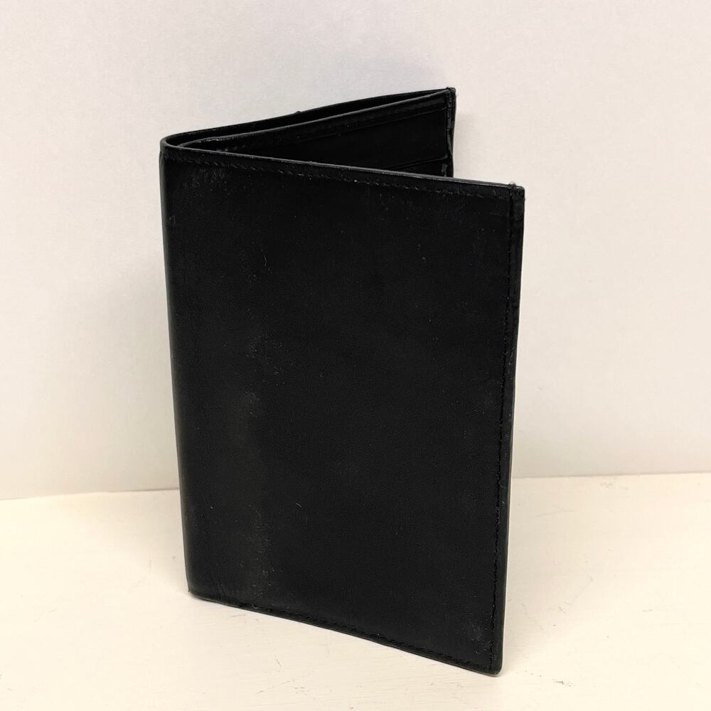 Dopp Satin Cowhide Mens Black Billfold Wallet